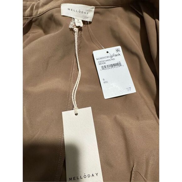 Mellóday NWT rushed shirt dress button front S - Picture 3 of 7